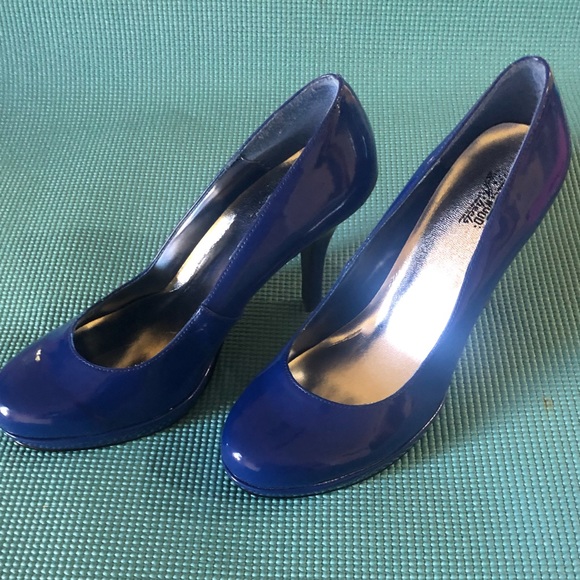 Hollywood Heels Shoes - Women’s Sexy Hollywood Heels Shiny Blue